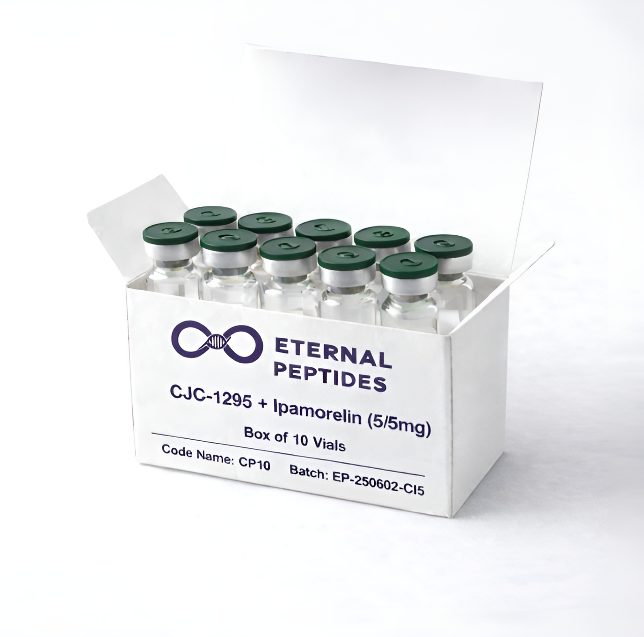 CJC-1295 + Ipamorelin (5mg/5mg) - Box of 10 Vials