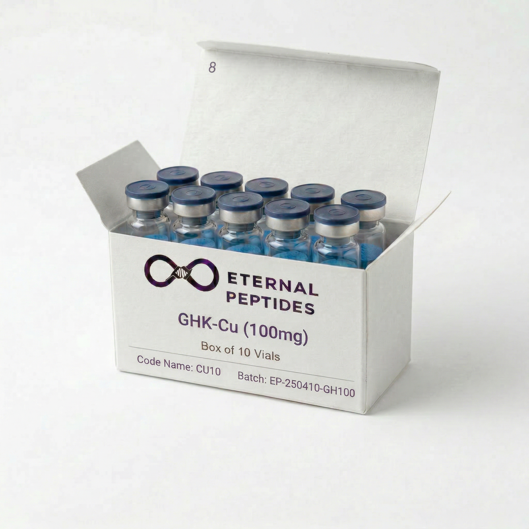 GHK-Cu (100mg) - Box of 10 Vials
